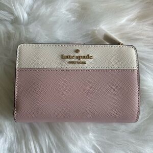 Kate Spade Madison Medium Bifold Wallet in Rose Smoke - Sold Out Color! NWT